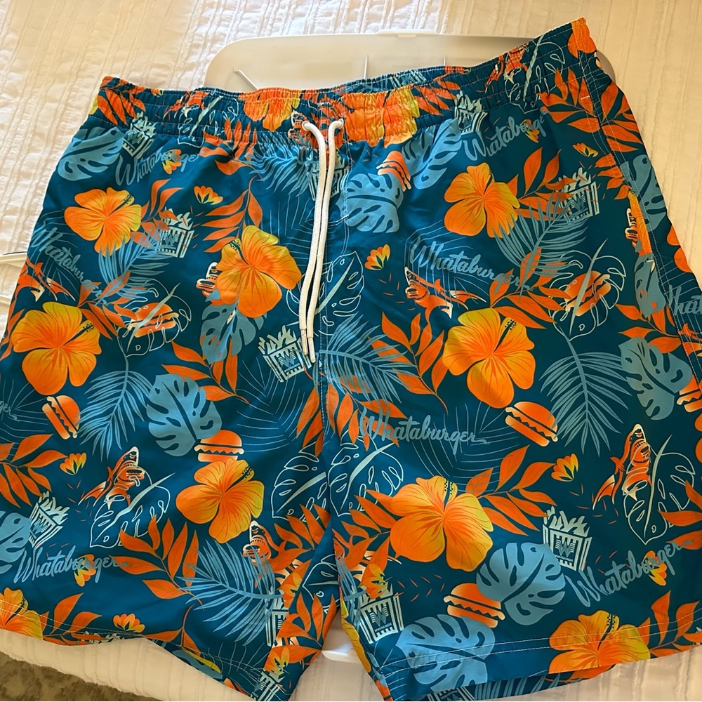 Whataburger swim shorts